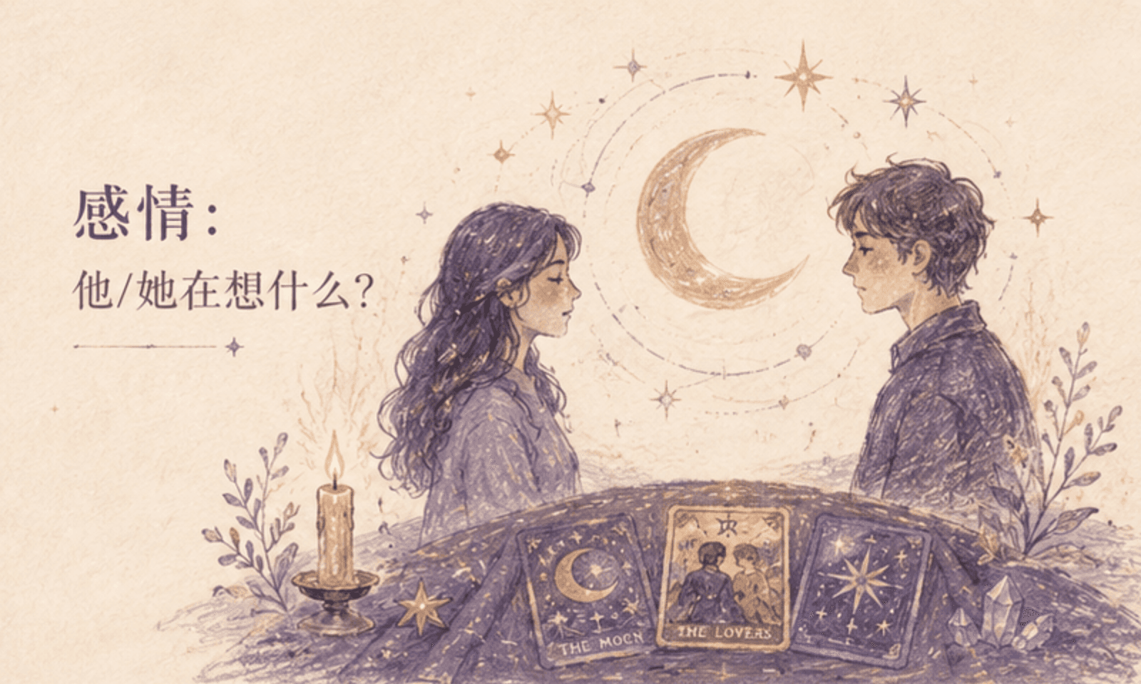 Tarova.ai 感情占卜前的洗牌画面