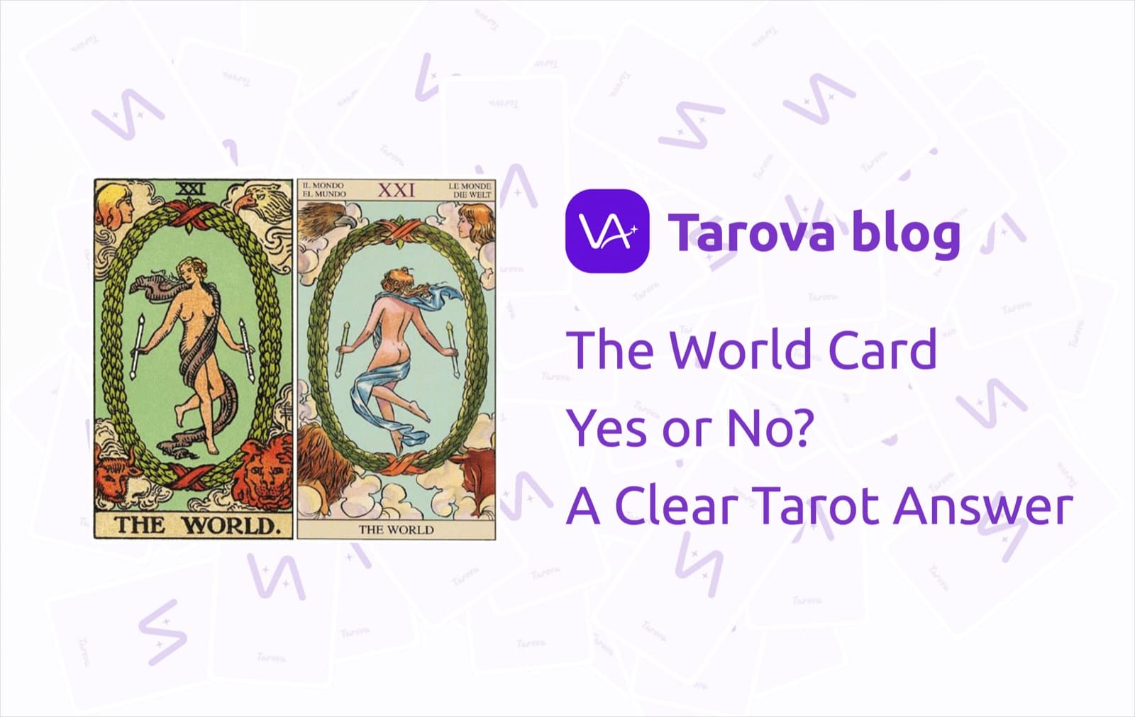 The World Card Yes or No? A Clear Tarot Answer for Completion, Success, and the Next Chapter