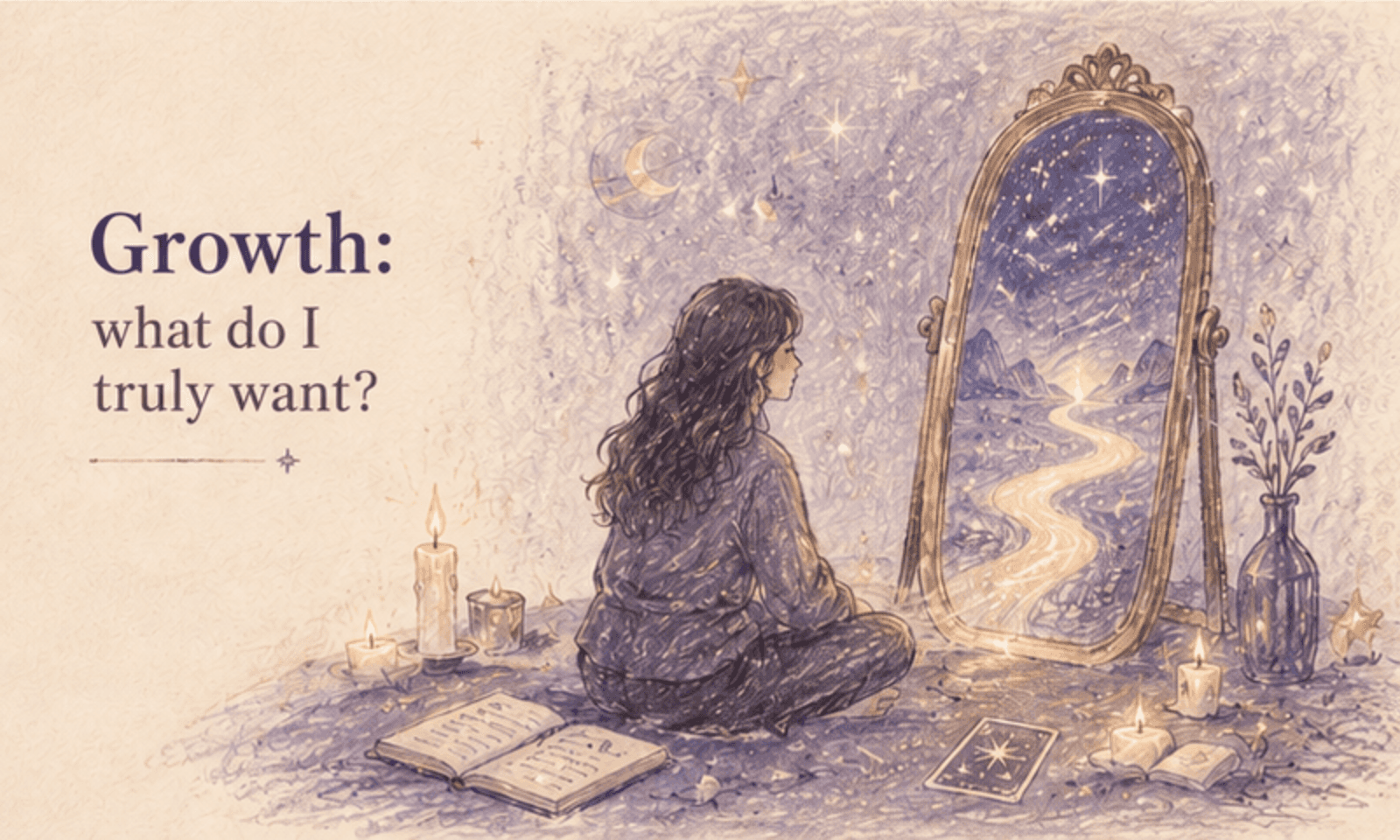 Tarova.ai tarot spread layout for a self-growth reading