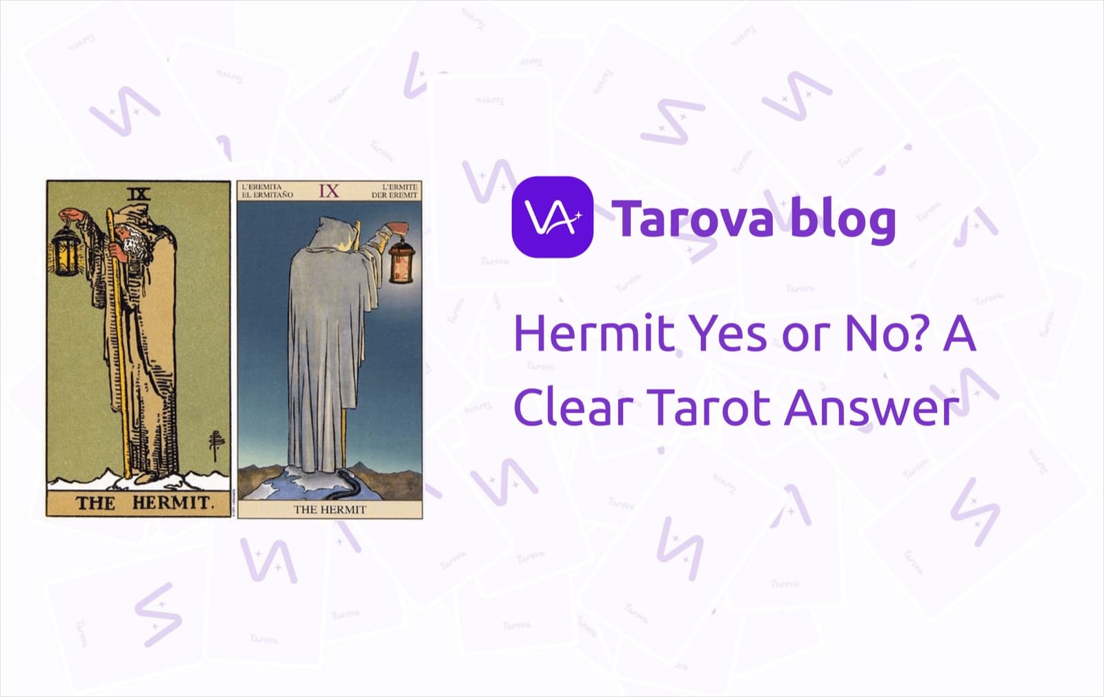 Hermit Yes or No? A Clear Tarot Answer for Love, Timing, and Inner Guidance