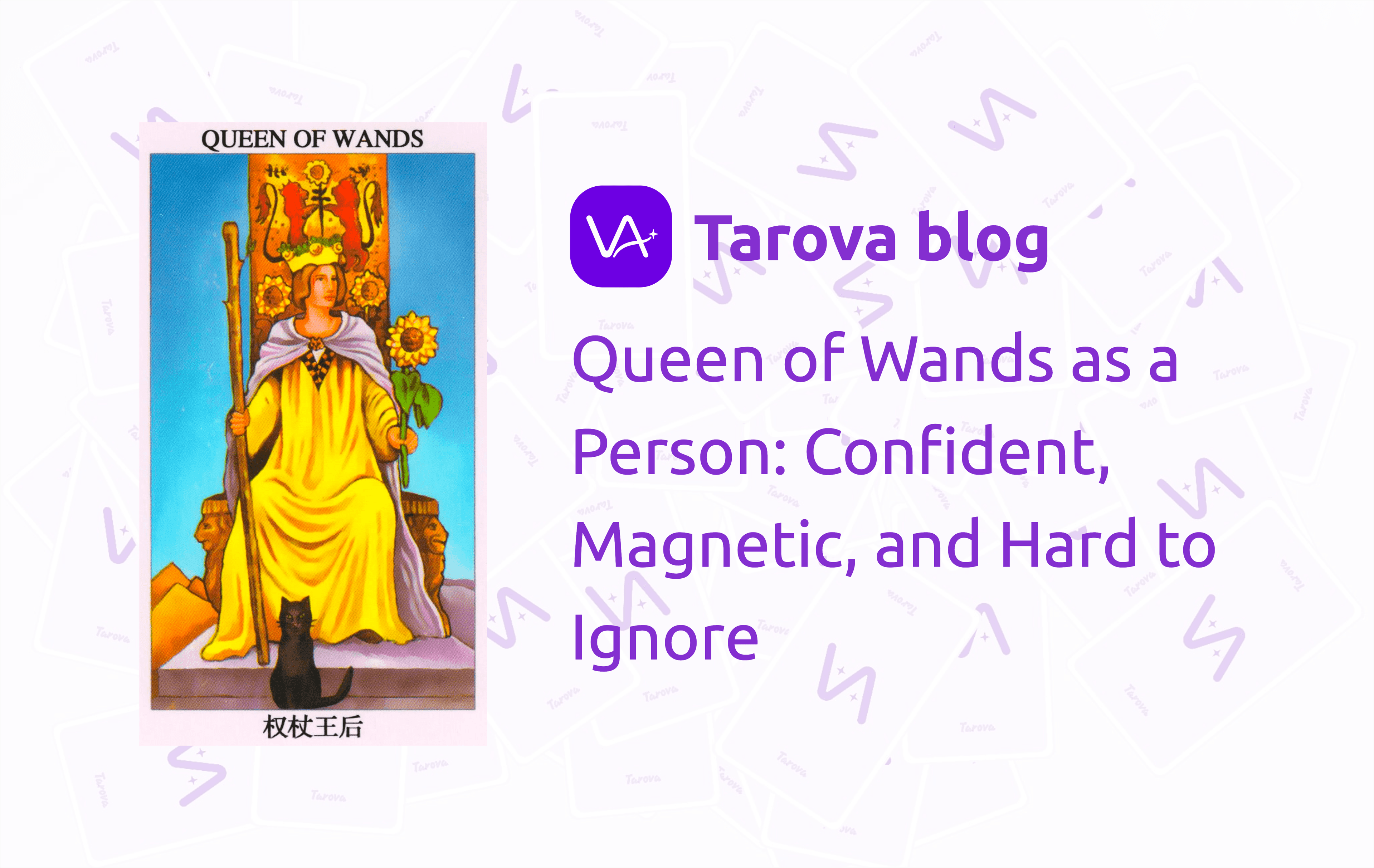 Queen of Wands as a Person: Confident, Magnetic, and Hard to Ignore